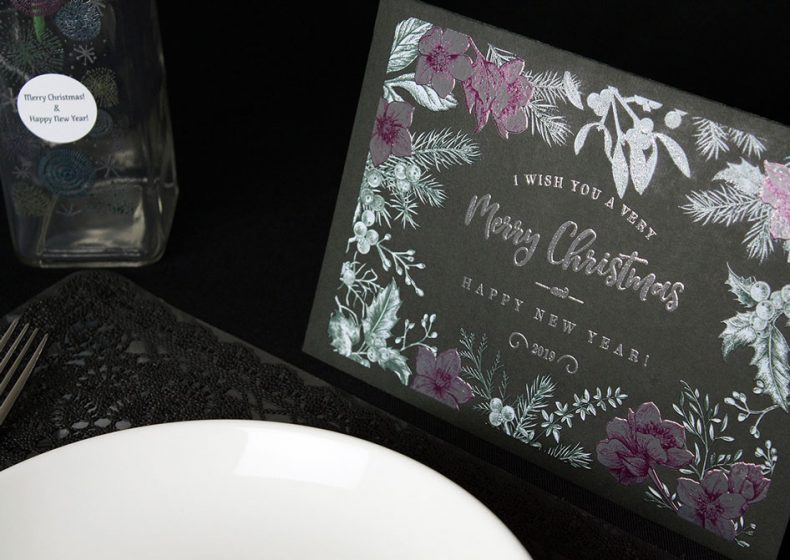 Metallic embossing