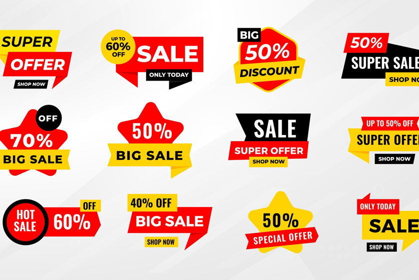 Promotional and e-commerce sticker packs