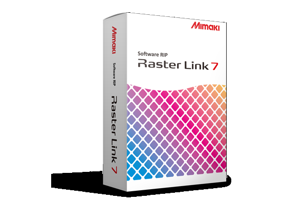 RasterLink7 Software Box & Logo (PNG, AI)