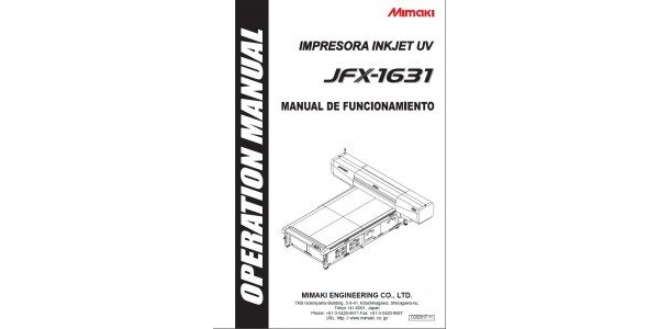 JFX-1631 Manual de Funcionamiento